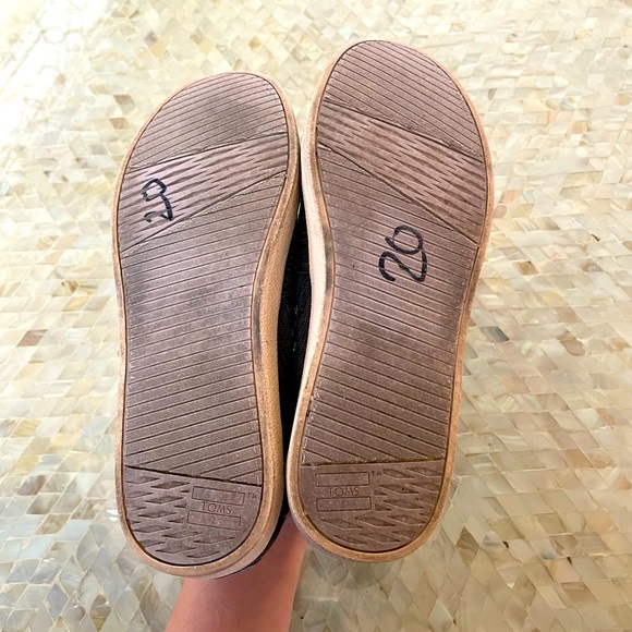 Toms Heathered Blue Slip Ons - Picture 8 of 8